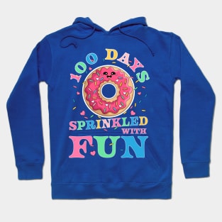 100 Days Sprinkled With Fun Donut Kids 100th Day Of School Hoodie